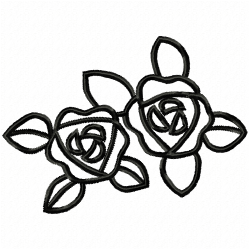 Flowers And Tree Embroidery Design 4